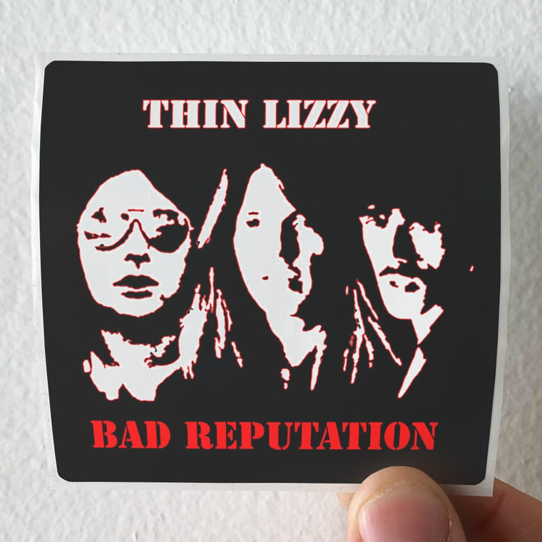 Thin Lizzy Bad Reputation Album Cover Sticker