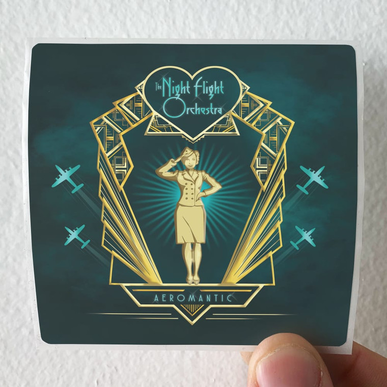 The Night Flight Orchestra Aeromantic Album Cover Sticker