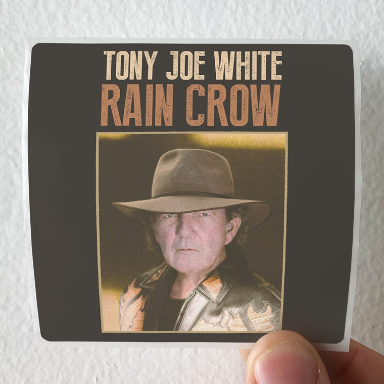 Tony Joe White Rain Crow Album Cover Sticker