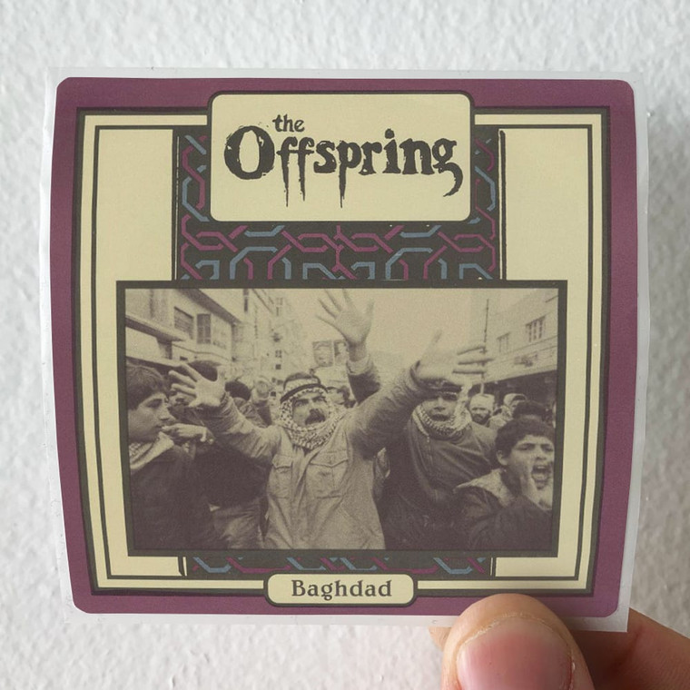 The Offspring Baghdad 1 Album Cover Sticker