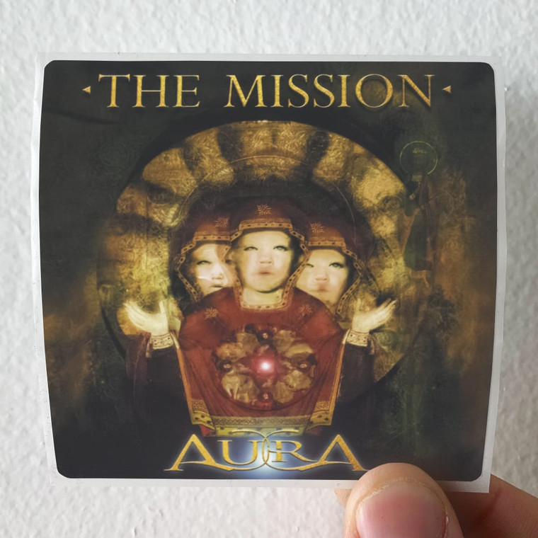 The Mission Aura Album Cover Sticker