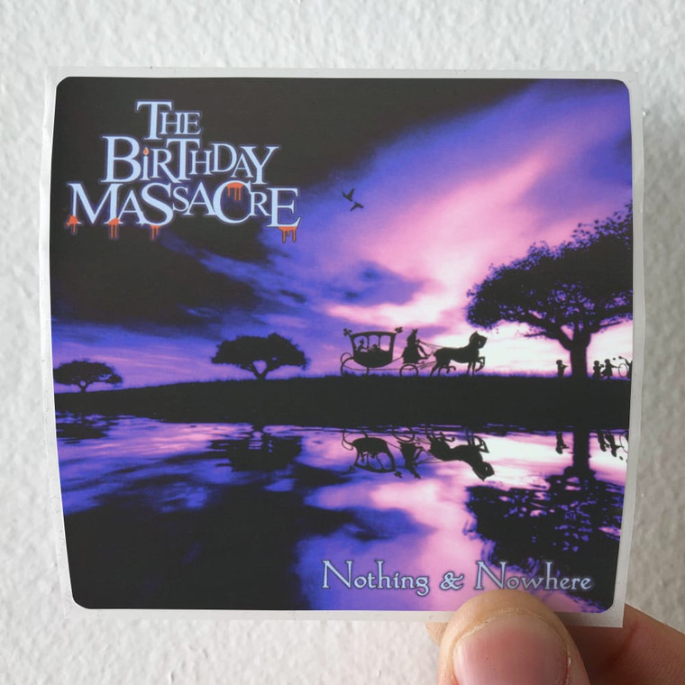 The Birthday Massacre Nothing Nowhere Album Cover Sticker The Birthday Massacre Nothing Nowhere Album Cover Sticker