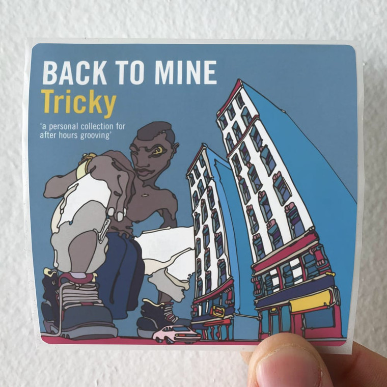 Tricky Back To Mine Tricky Album Cover Sticker Tricky Back To Mine Tricky Album Cover Sticker