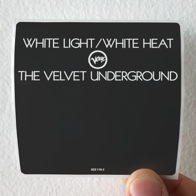 The Velvet Underground White Lightwhite Heat 3 Album Cover Sticker