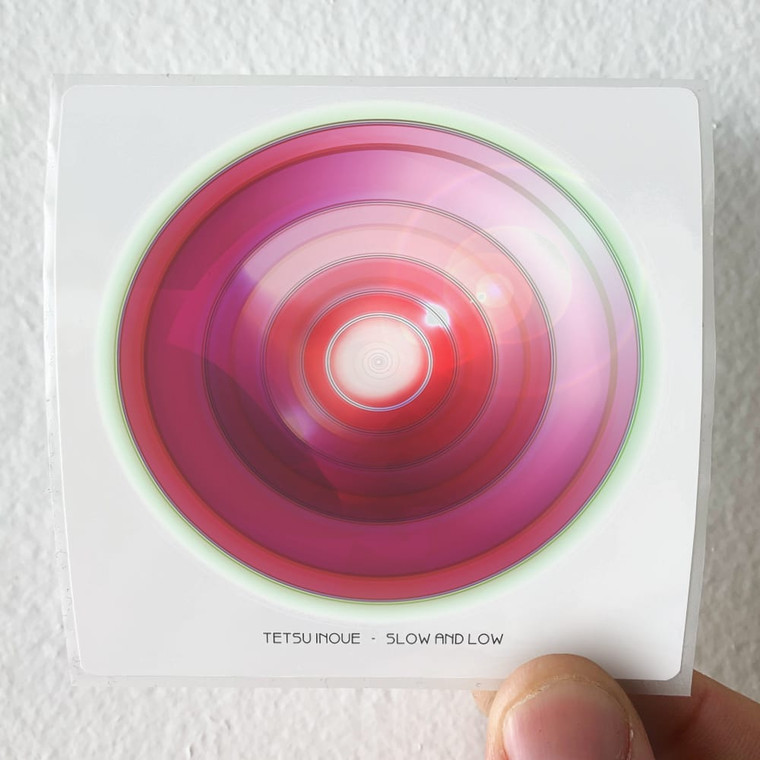 Tetsu Inoue Slow And Low Album Cover Sticker Tetsu Inoue Slow And Low Album Cover Sticker