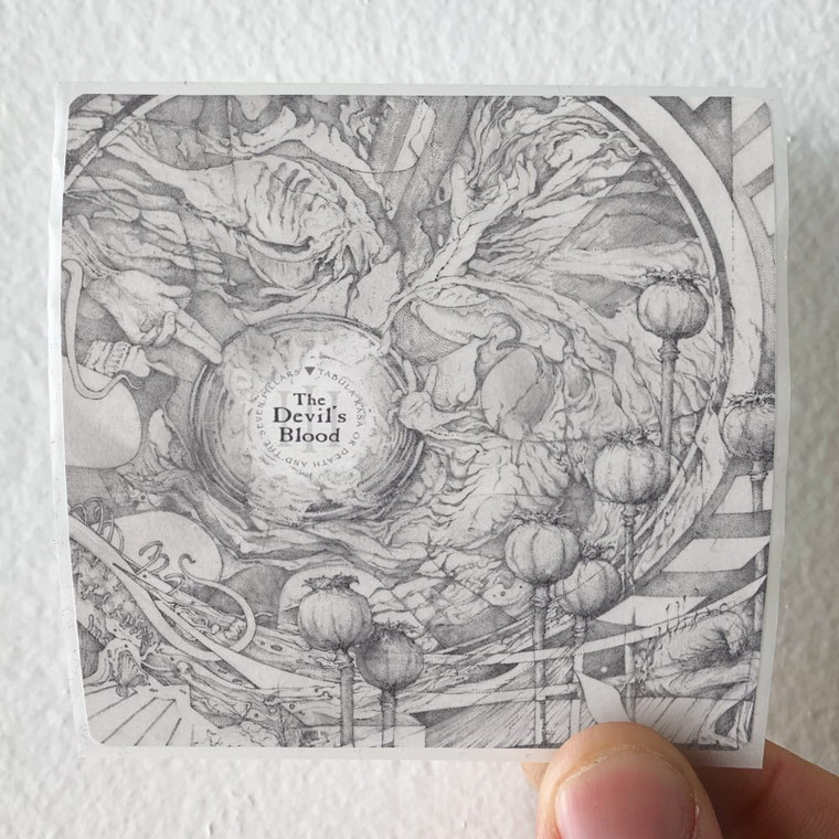 The Devils Blood Iii Tabula Rasa Or Death And The Seven Pillars Album Cover Sticker The Devils Blood Iii Tabula Rasa Or Death And The Seven Pillars Album Cover Sticker