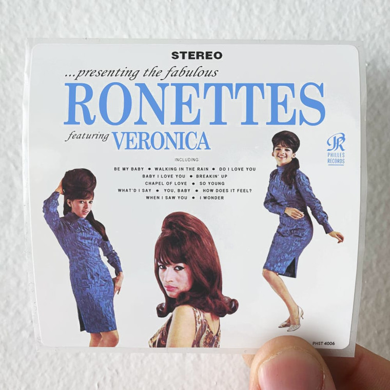 The Ronettes  Presenting The Fabulous Ronettes Album Cover Sticker