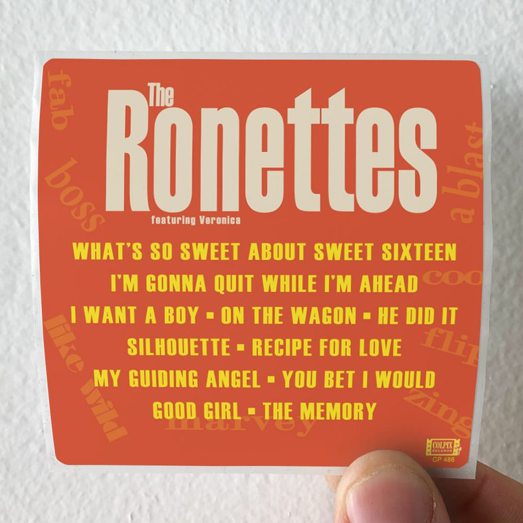 The Ronettes The Ronettes Featuring Veronica Album Cover Sticker