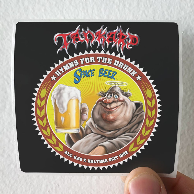 Tankard Hymns For The Drunk Album Cover Sticker