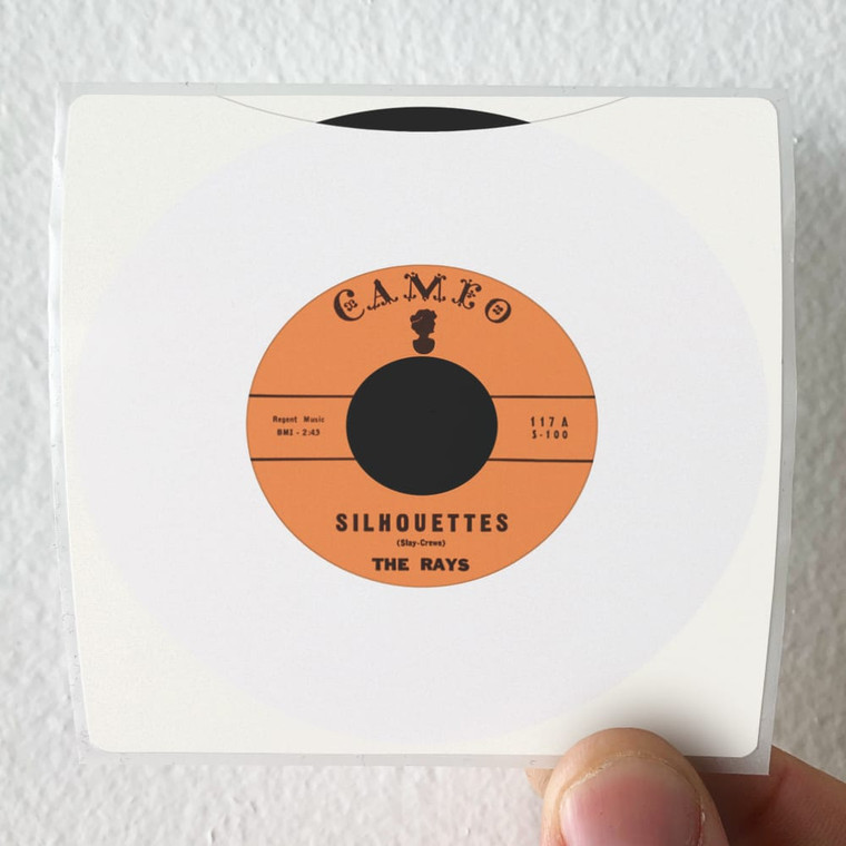 The Rays Silhouettes Album Cover Sticker