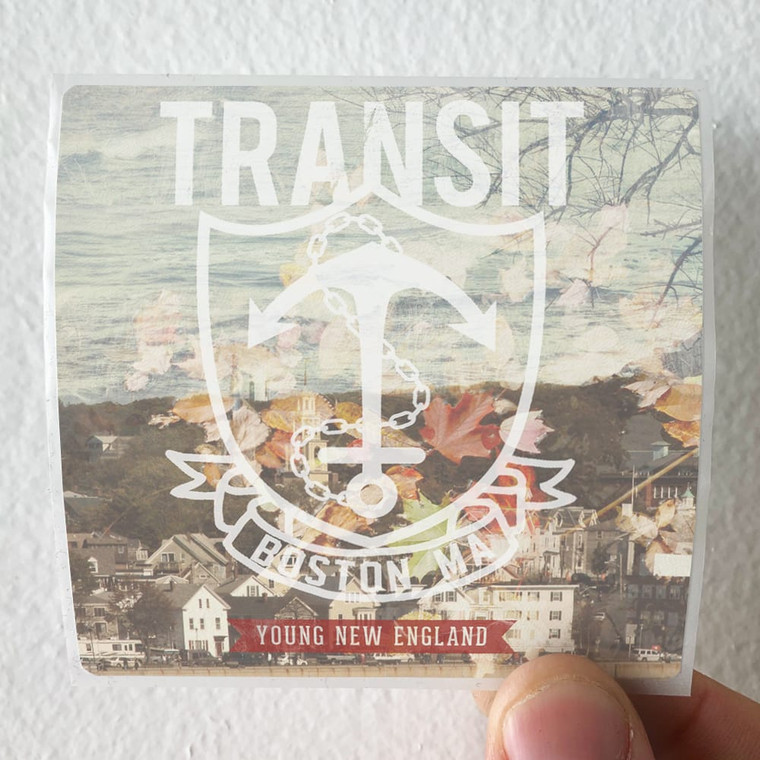 Transit Young New England Album Cover Sticker