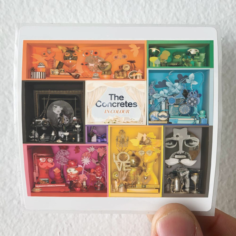 The Concretes In Colour Album Cover Sticker