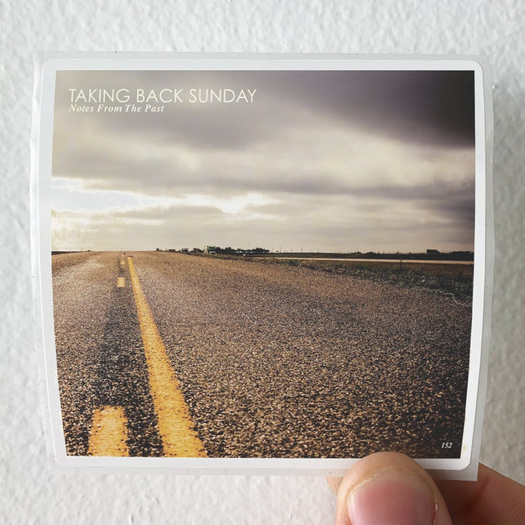 Taking Back Sunday Notes From The Past Album Cover Sticker
