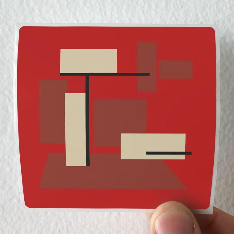 The White Stripes De Stijl Album Cover Sticker