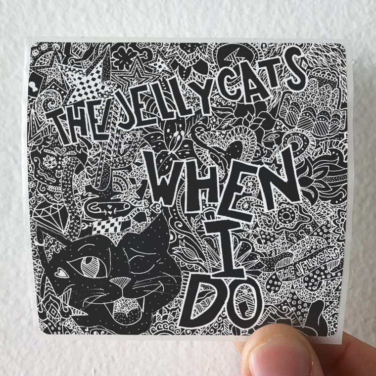 The Jellycats When I Do Album Cover Sticker The Jellycats When I Do Album Cover Sticker