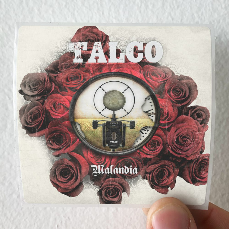 Talco Malandia Album Cover Sticker