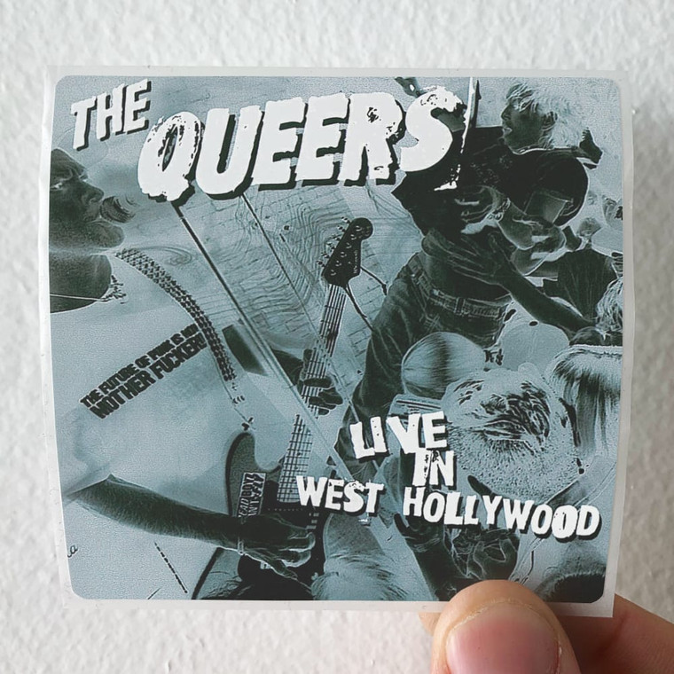The Queers Live In West Hollywood Album Cover Sticker
