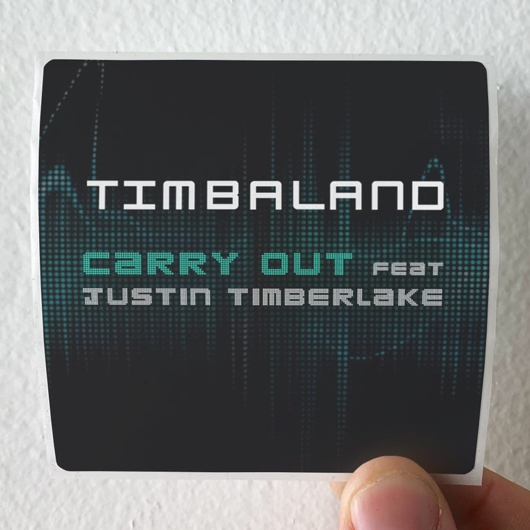 Timbaland Carry Out Album Cover Sticker