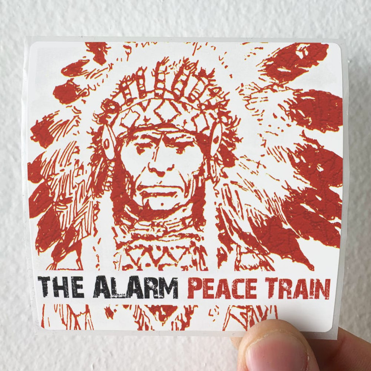 The Alarm Peace Train Album Cover Sticker