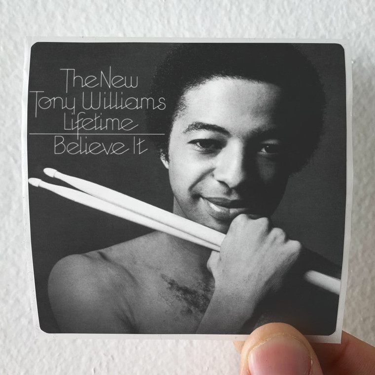 The New Tony Williams Lifetime Believe It Album Cover Sticker