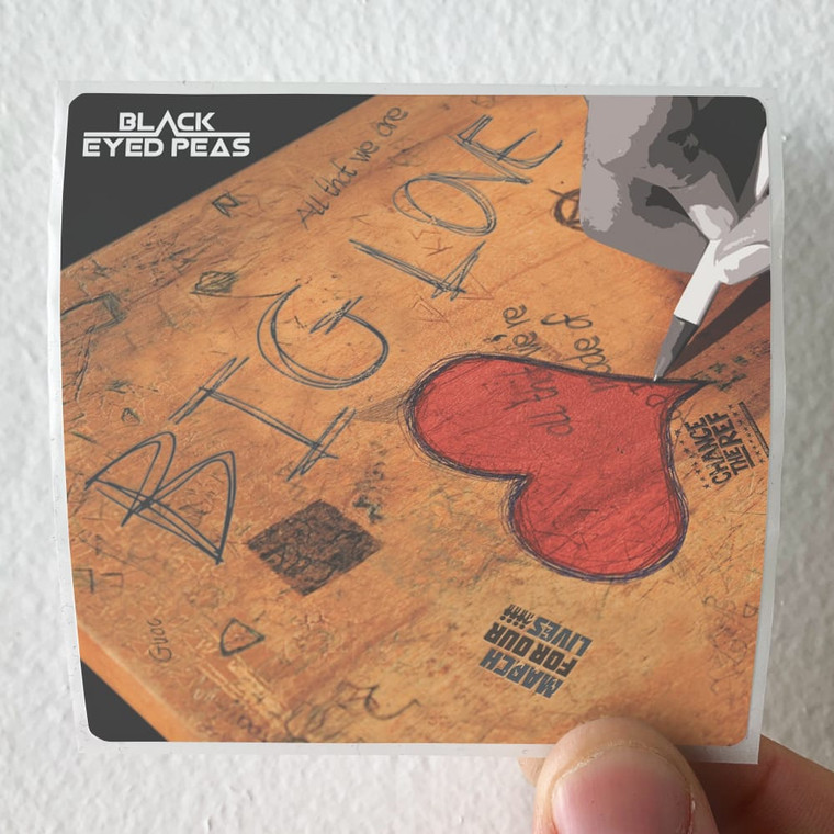 The Black Eyed Peas Big Love Album Cover Sticker
