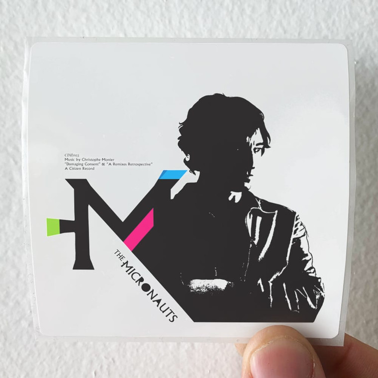 The Micronauts Damaging Consent Album Cover Sticker