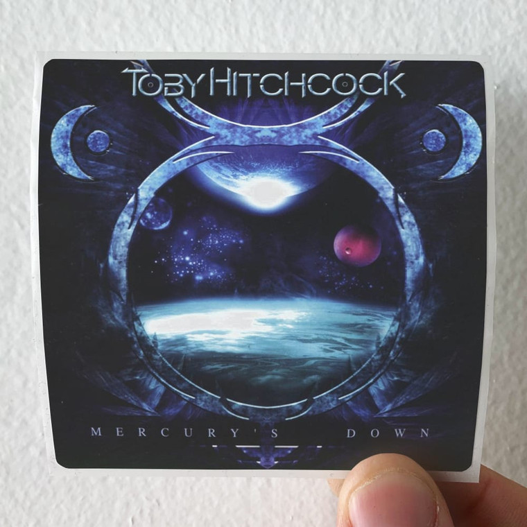 Toby Hitchcock Mercurys Down Album Cover Sticker