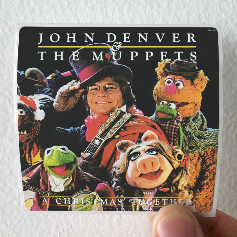 The Muppets A Christmas Together Album Cover Sticker