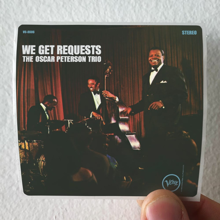 The Oscar Peterson Trio We Get Requests Album Cover Sticker
