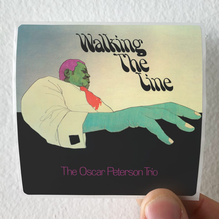 The Oscar Peterson Trio Walking The Line Album Cover Sticker