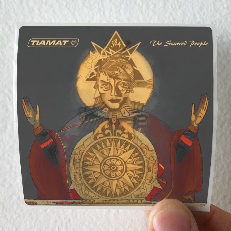 Tiamat The Scarred People Album Cover Sticker