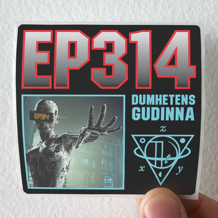Tid Dumhetens Gudinna 1 Album Cover Sticker