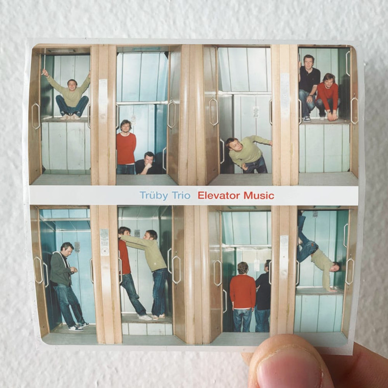 Truby Trio Elevator Music Album Cover Sticker
