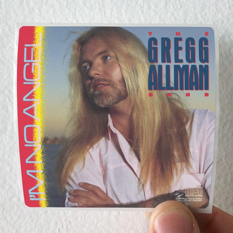 The Gregg Allman Band Im No Angel Album Cover Sticker