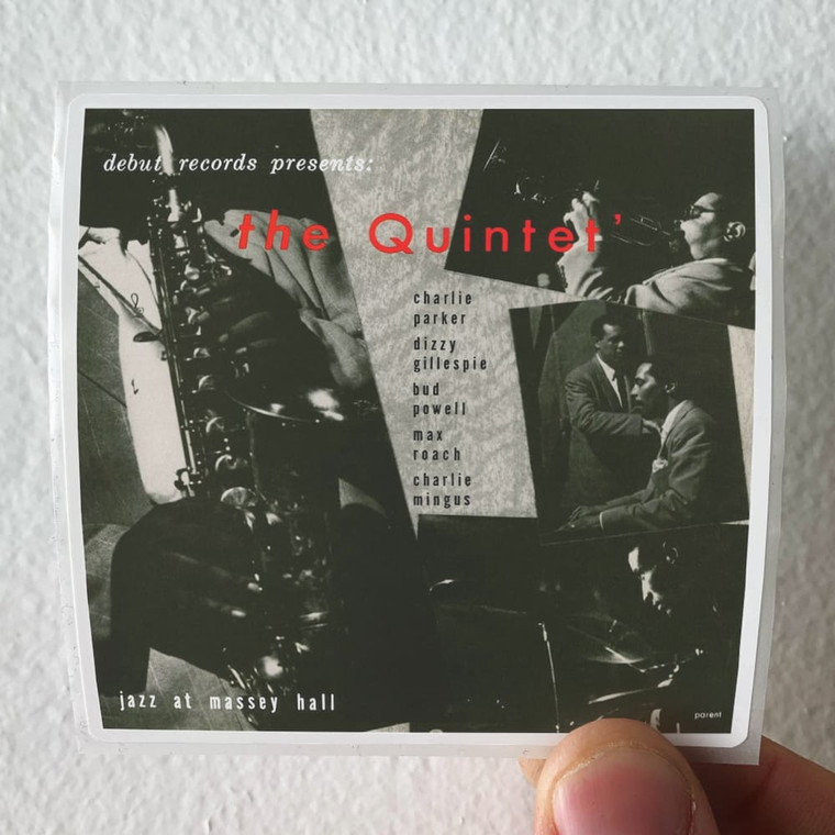 The Quintet Jazz At Massey Hall 1 Album Cover Sticker