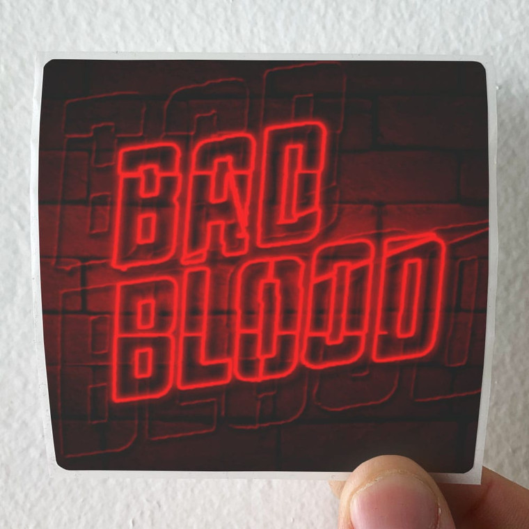 The Animal in Me Bad Blood Album Cover Sticker