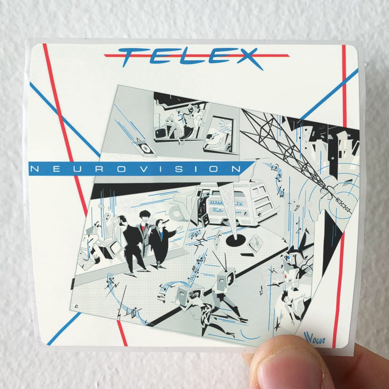 Telex Neurovision Album Cover Sticker
