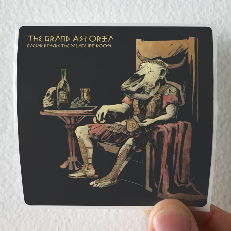 The Grand Astoria Caesar Enters The Palace Of Doom Album Cover Sticker
