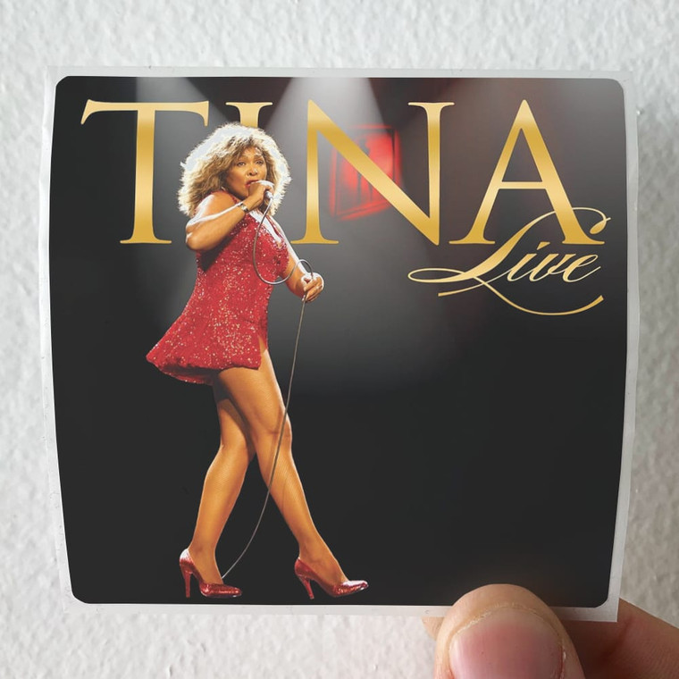 Tina Turner Tina Live Album Cover Sticker