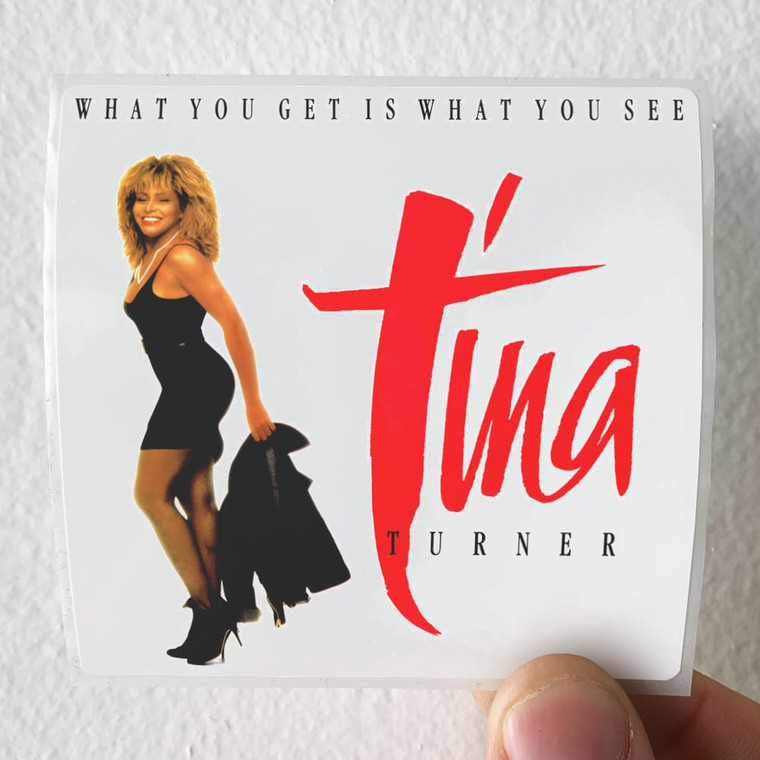 Tina Turner What You Get Is What You See Album Cover Sticker