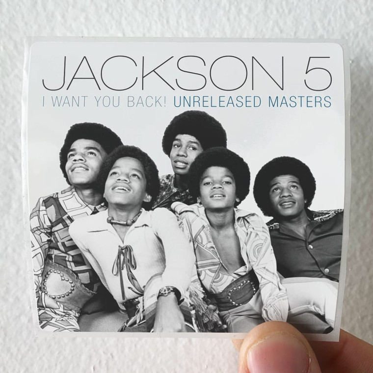 The Jackson 5 I Want You Back Unreleased Masters Album Cover Sticker