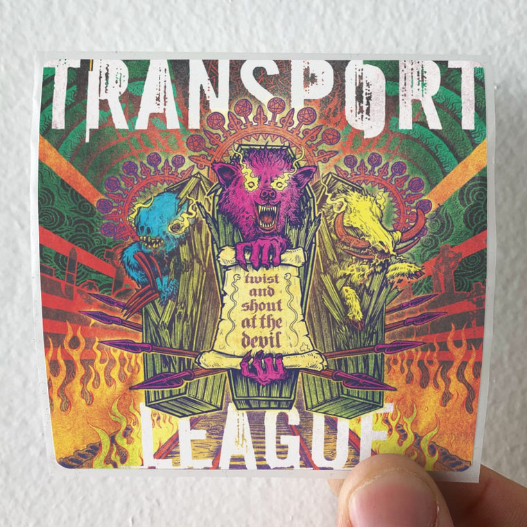 Transport League Twist And Shout At The Devil Album Cover Sticker