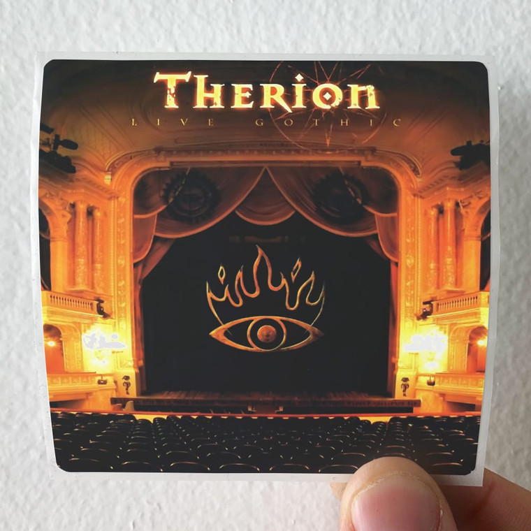 Therion Live Gothic Album Cover Sticker