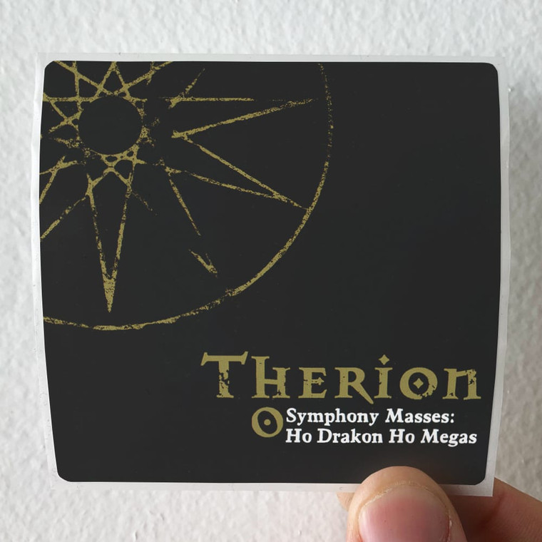 Therion Symphony Masses Ho Drakon Ho Megas 2 Album Cover Sticker