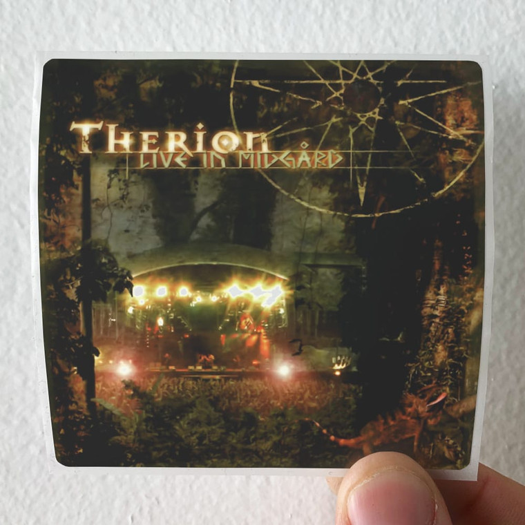 Therion Live In Midgrd Album Cover Sticker