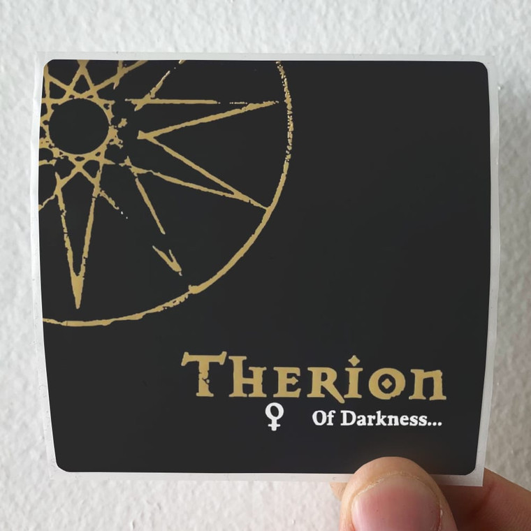 Therion Of Darkness Album Cover Sticker