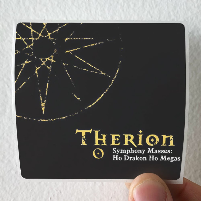 Therion Symphony Masses Ho Drakon Ho Megas Album Cover Sticker