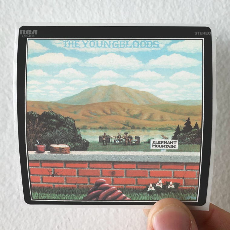The Youngbloods Elephant Mountain 1 Album Cover Sticker