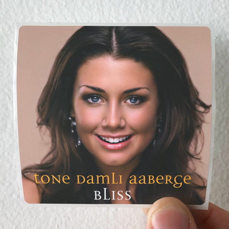 Tone Damli Aaberge Bliss Album Cover Sticker