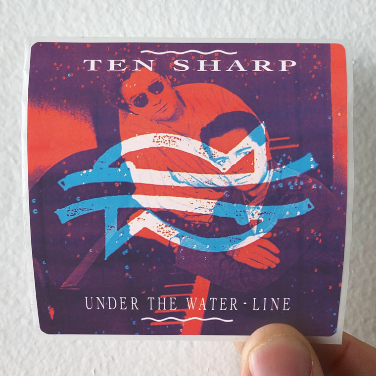 Ten Sharp Under The Water Line Album Cover Sticker